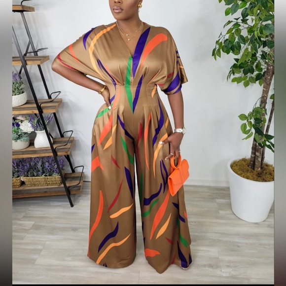 Multicolor Jumpsuit - Picture 1 of 3